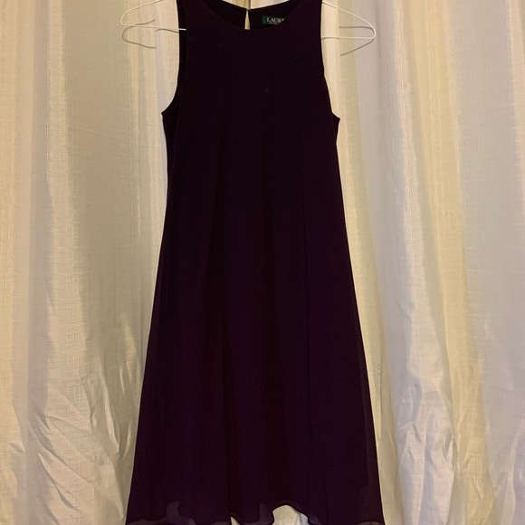 Ralph Lauren chiffon dress size 4 - Picture 1 of 1